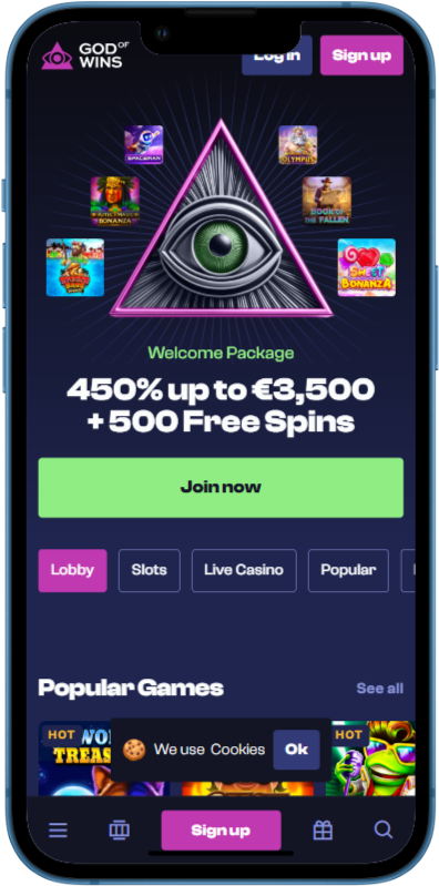 God of Wins Mobile Casino