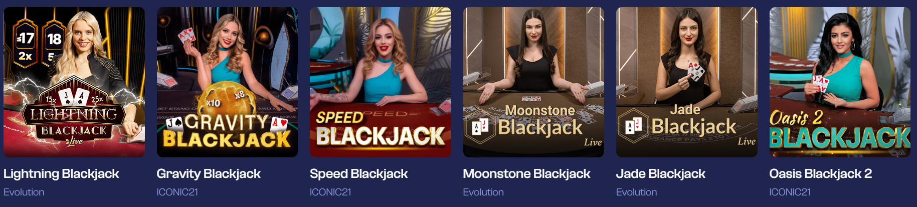 Blackjack in God of Wins Casino 